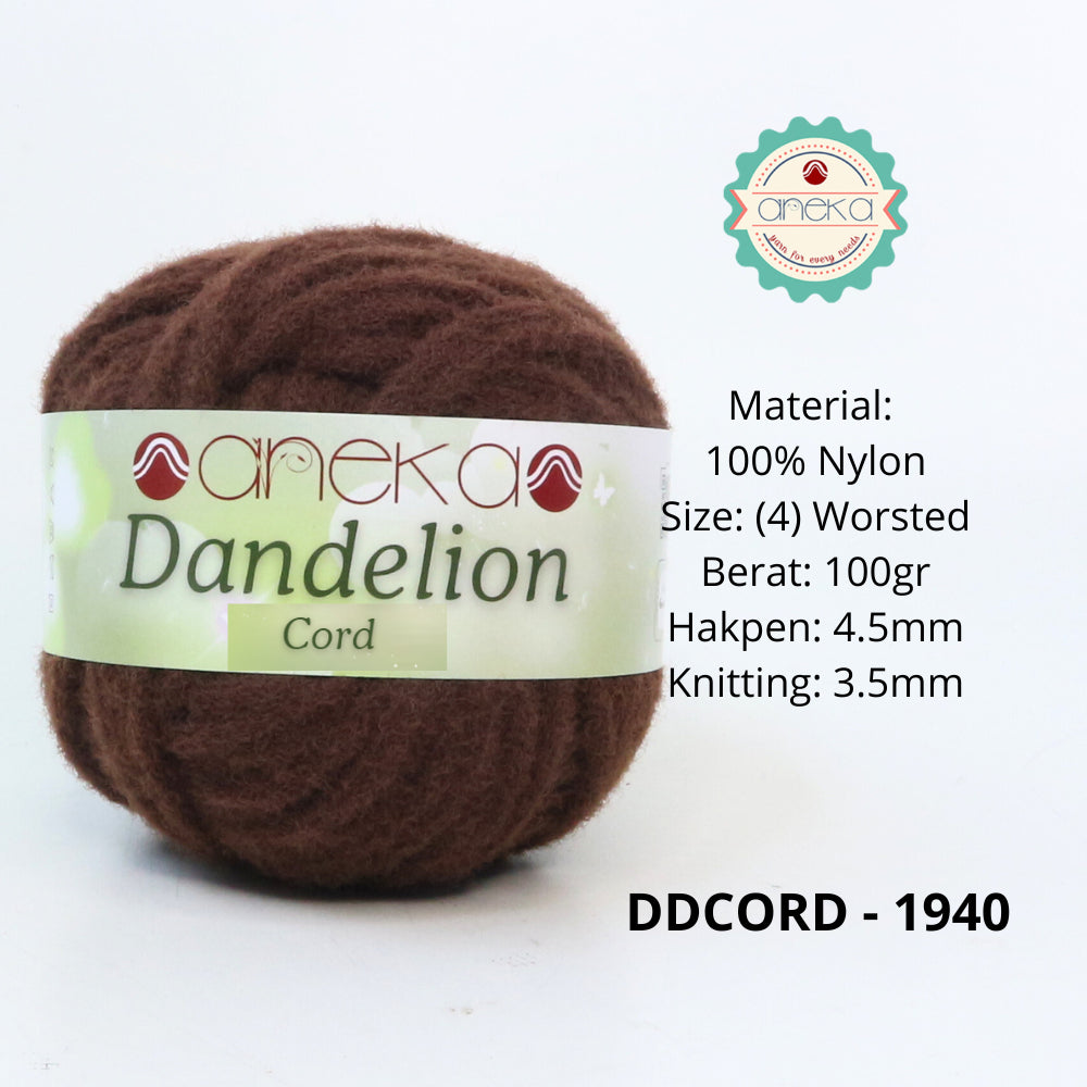 KATALOG - Benang Rajut Dandelion Cord / Crochet Knitting Cord Yarn