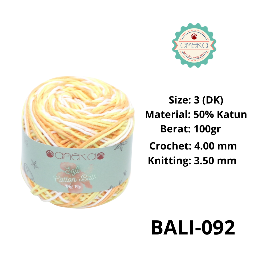 CATALOG - Sembur Mixed Balinese Cotton Knitting Yarn / Soft Cotton Big Ply Mambo