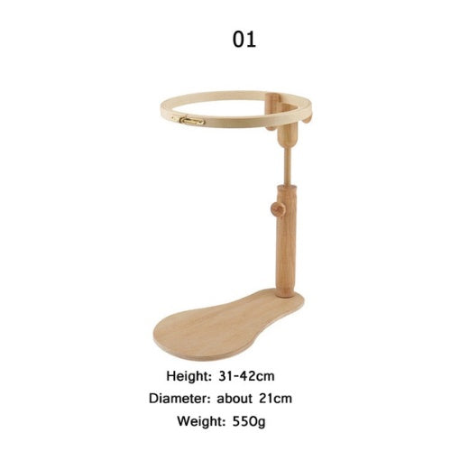 Embroidery Standing Hoop / Standing Foot / Clamp / Practical Embroidery Middant Tool - PREMIUM