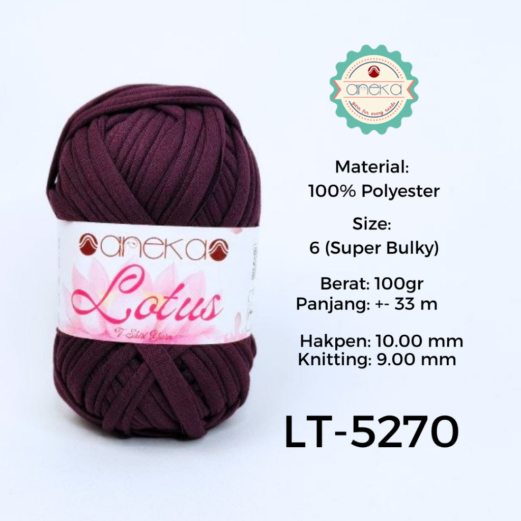 KATALOG - Benang Rajut Lotus / TShirt / Kaos Yarn PART 2
