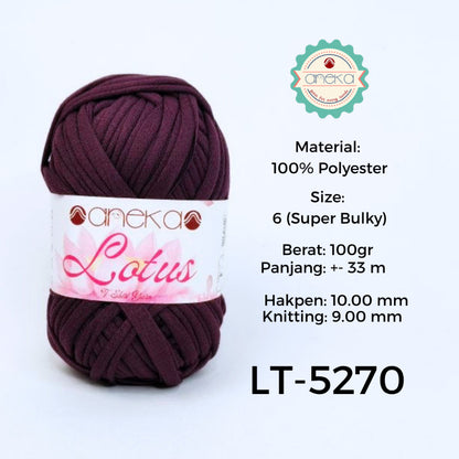 KATALOG - Benang Rajut Lotus / TShirt / Kaos Yarn PART 2