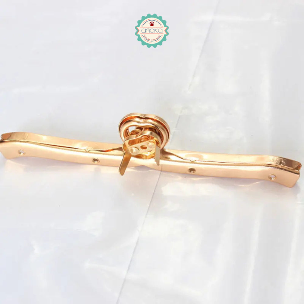 ANEKA - Behel Tas Putar Love / Bag Clasp Rotary Lock Bag Hardware Twist DIY
