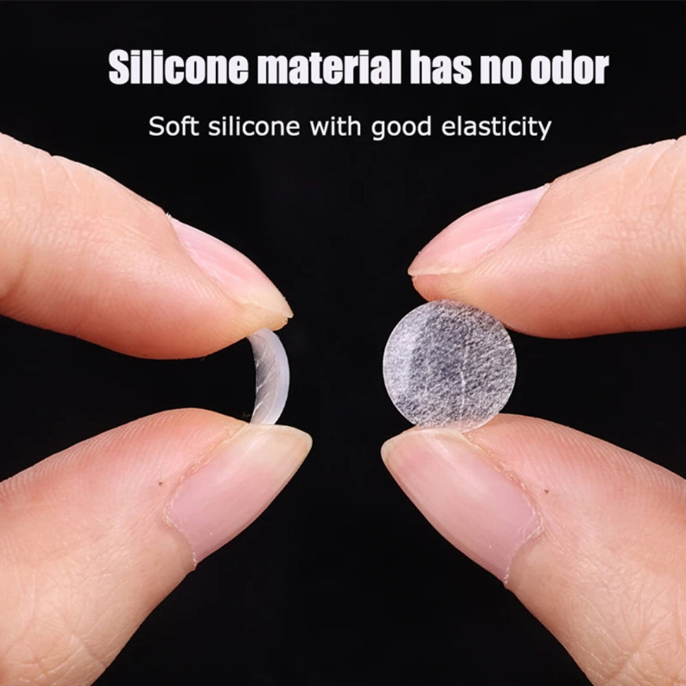 ANEKA - [100 PCS / 1 LEMBAR] Perekat Bulat Bening Serbaguna / Double Tape Sided Stickers Removable Round / Self-Adhesive Clear Dots Cushion Protective Pads