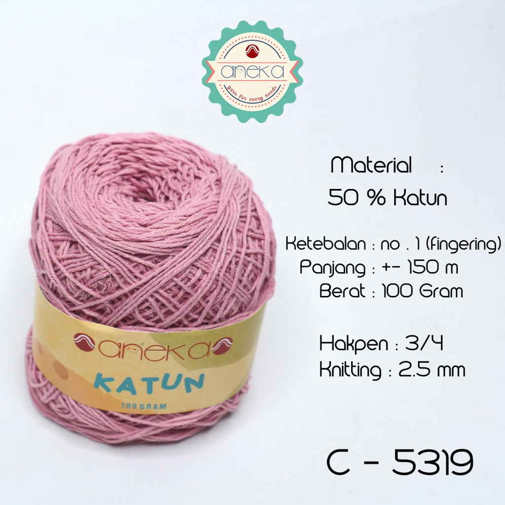 KATALOG - Benang Rajut Katun Polos Part 2