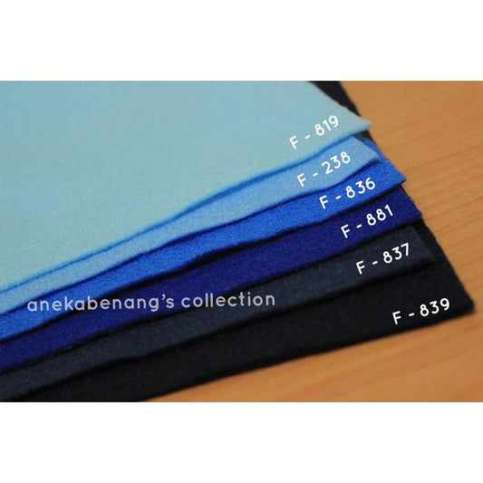 Felt Fabric - Blue (50 cm x 90 cm)