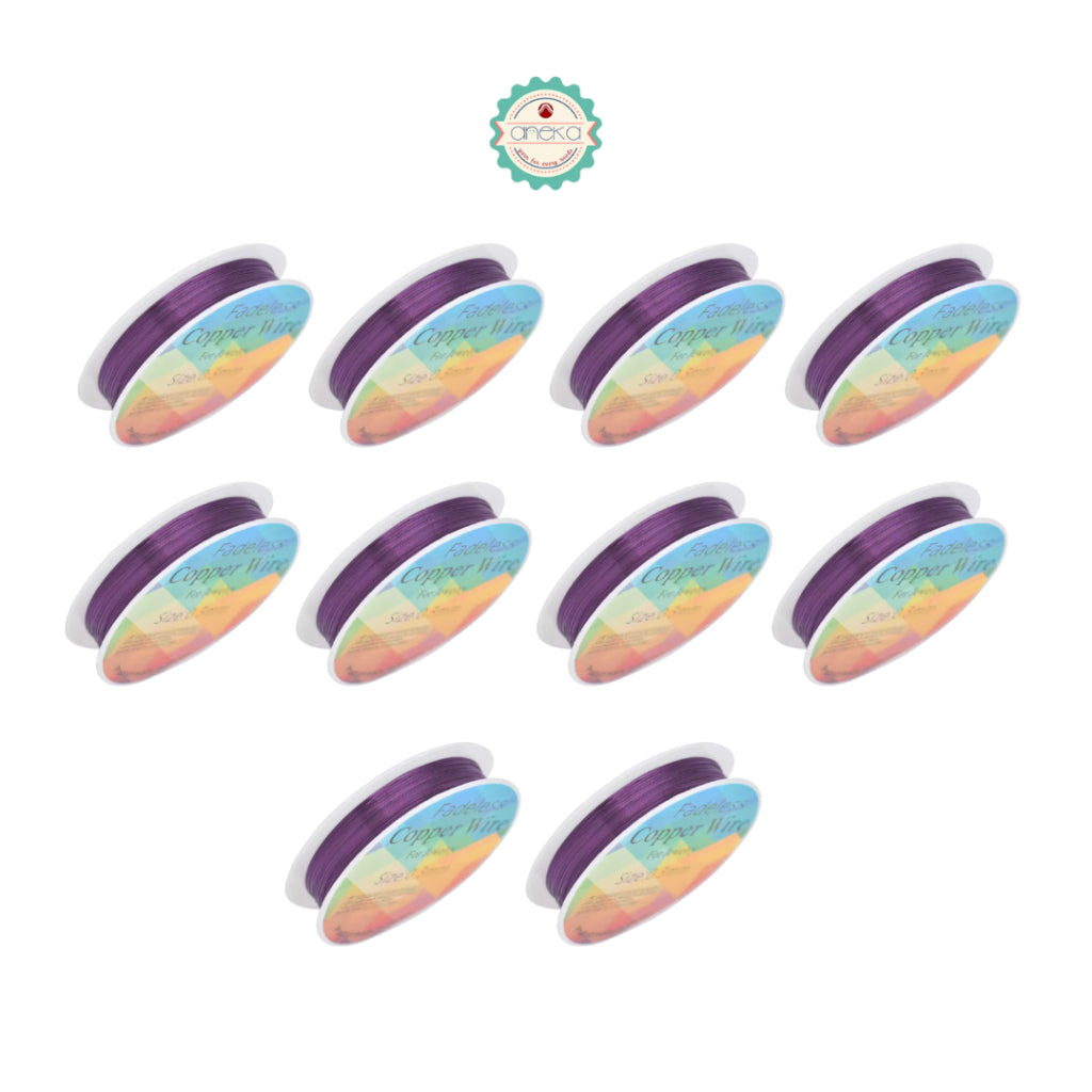 KATALOG - [1 SLOP] Kawat Stainless / Steel Wire For Bracelet / Tiger Tail Beading / 10 PCS