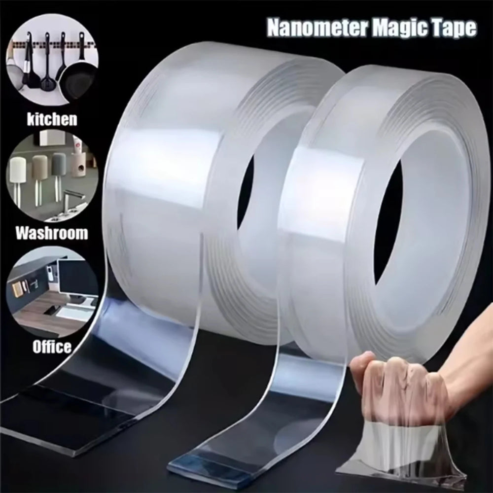 ANEKA - Tape Bening / Transparent Nano Tape Washable And Reusable Double-sided Adhesive
