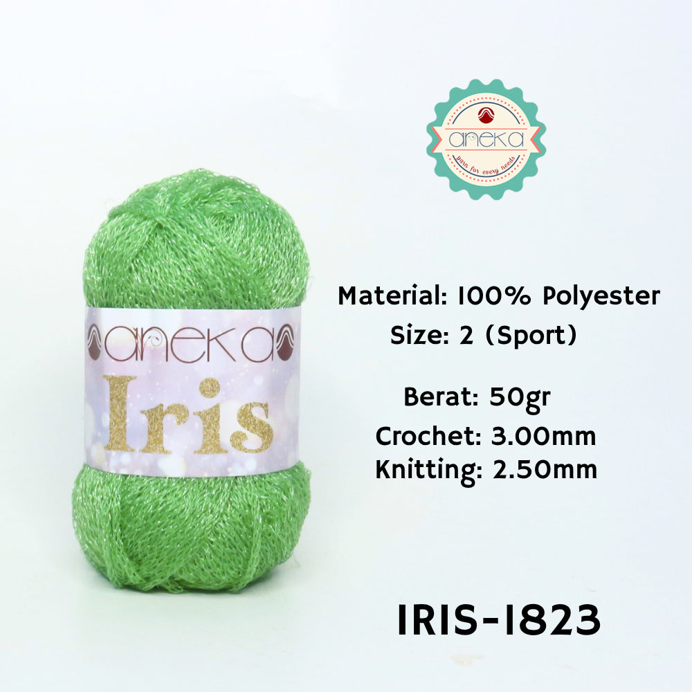 KATALOG - Benang Rajut Iris Glitter / Crochet Knitting Yarn