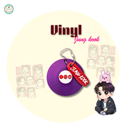 3D PRINT - BTS Fidget Clicker Karakter / Gantungan Kunci Arirang / Special Edition Character BT21 / Keychain / Photo Card Holder /