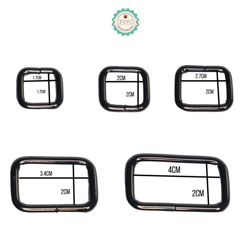 ANEKA - [2PCS] Ring Kotak / Acccesories Tas