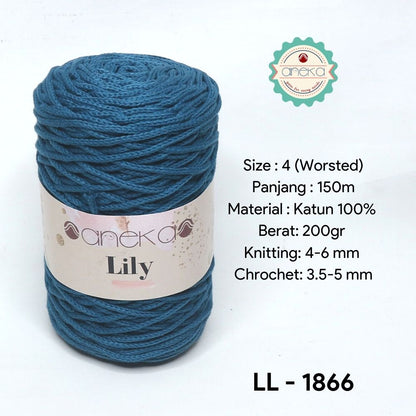 KATALOG - Benang Rajut Lily / Lili / Tambang / Macrame Cotton Rope Yarn