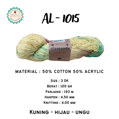 KATALOG - Benang Rajut Alamanda / Hand Dyed Yarn Cotton Yarn / Katun