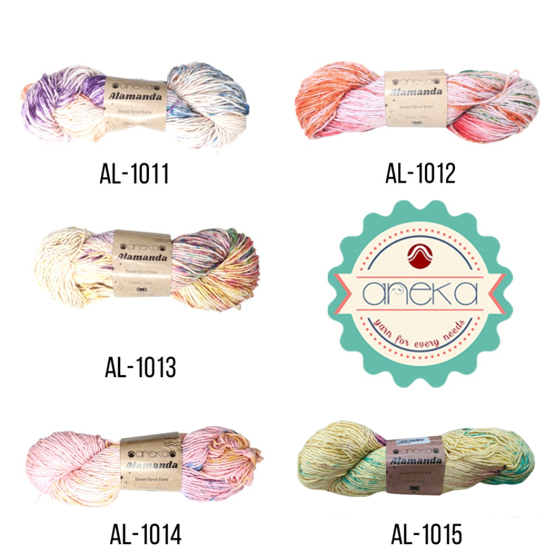 KATALOG - Benang Rajut Alamanda / Hand Dyed Yarn Cotton Yarn / Katun