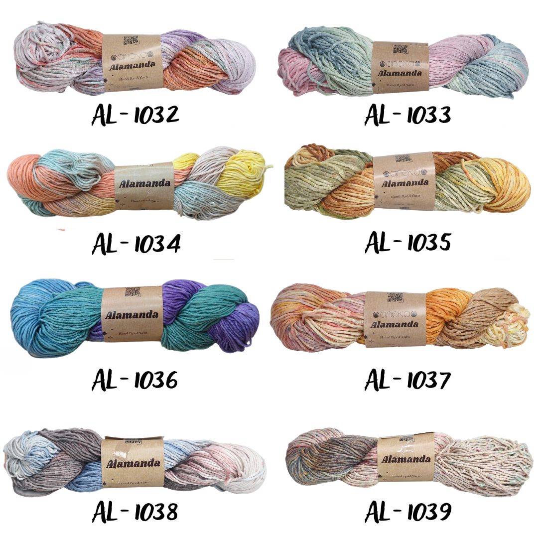 KATALOG - Benang Rajut Alamanda / Hand Dyed Yarn Cotton Yarn / Katun