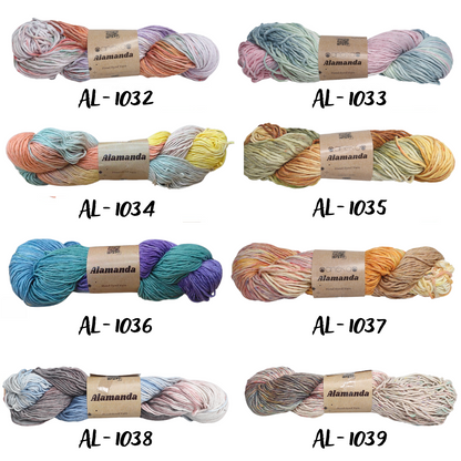 KATALOG - Benang Rajut Alamanda / Hand Dyed Yarn Cotton Yarn / Katun