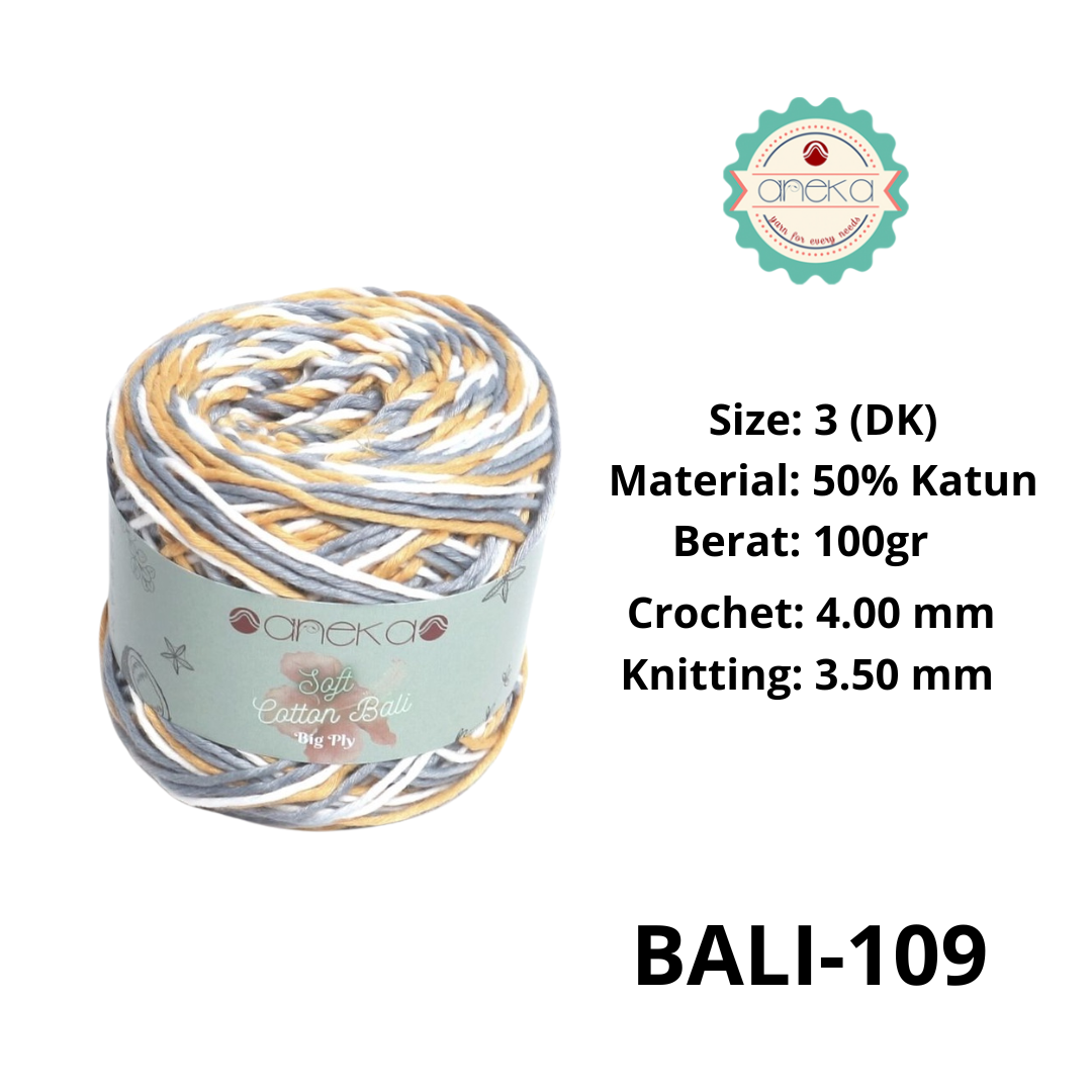 CATALOG - Sembur Mixed Balinese Cotton Knitting Yarn / Soft Cotton Big Ply Mambo