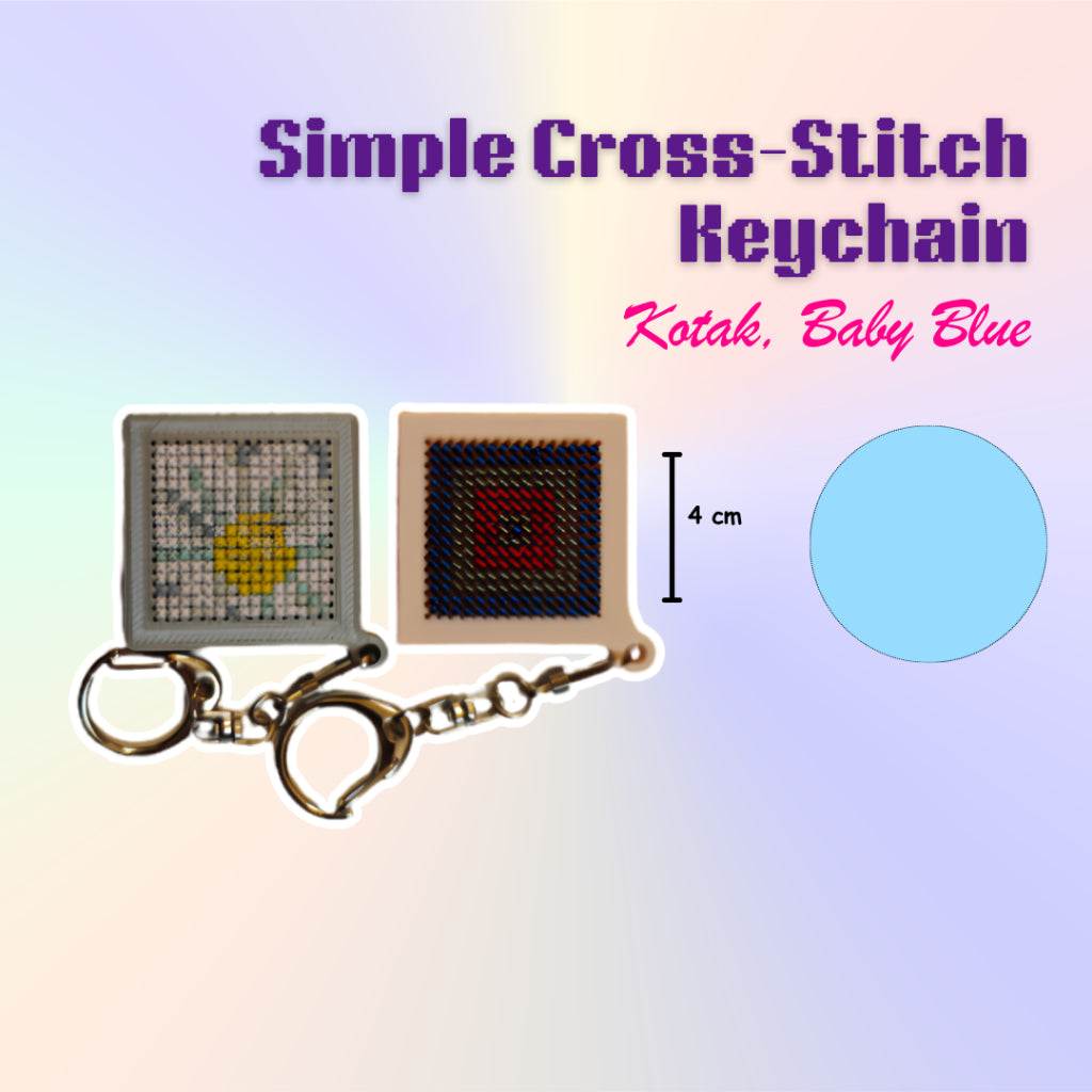 KATALOG -  [TANPA KEYCHAIN & BENANG] 3D Print Embroidery / Cross Stitch / Keychain / Menyulam / Sulam Tangan / Gantungan Kunci
