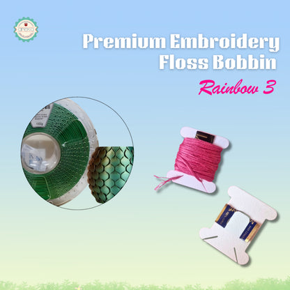 ANEKA - [10PCS] 3D Print Bobbin Card / Papan Benang Jahit Rajut