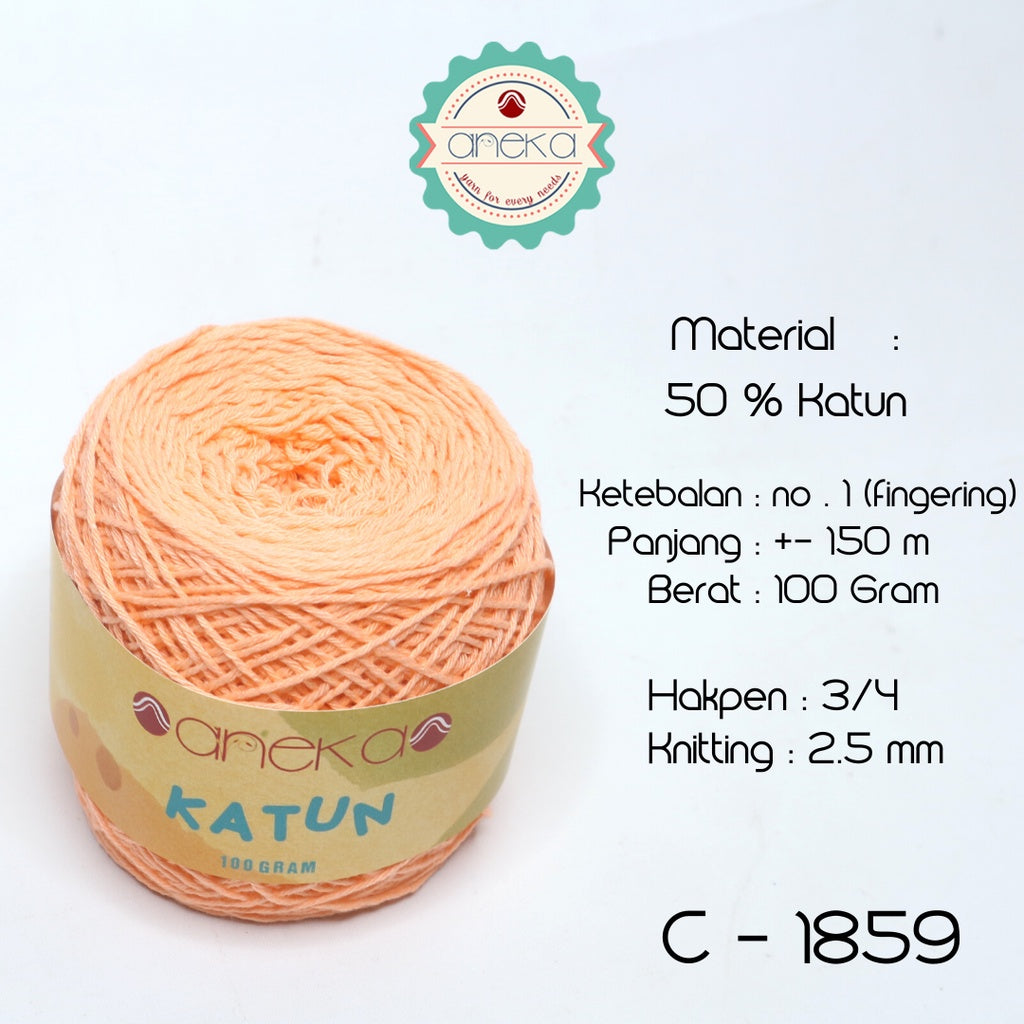 KATALOG - Benang Rajut Katun Polos Part 2