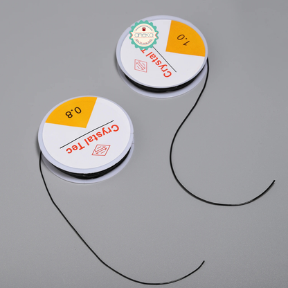 KATALOG - [1 SLOP] Senar Elastis / Tali Karet Transparan / Crystal Tec - 10 Roll