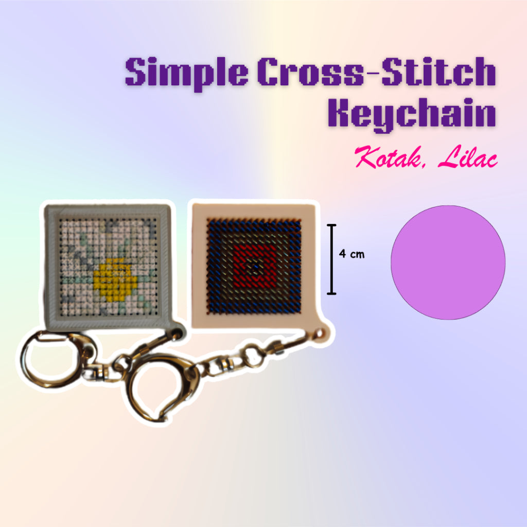 KATALOG -  [TANPA KEYCHAIN & BENANG] 3D Print Embroidery / Cross Stitch / Keychain / Menyulam / Sulam Tangan / Gantungan Kunci