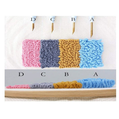 KATALOG - Round Canvas Punch Needle ANK / Kanvas Punch Bulat DIY