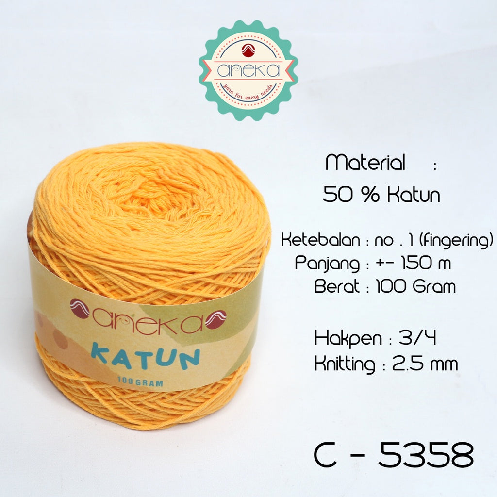 KATALOG - Benang Rajut Katun Polos Part 2
