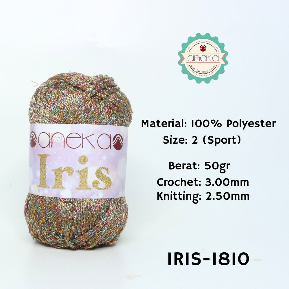 KATALOG - Benang Rajut Iris Glitter / Crochet Knitting Yarn