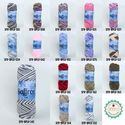 KATALOG - Benang Rajut Saffron 8 Ply / Crochet Knitting Yarn - Part 3