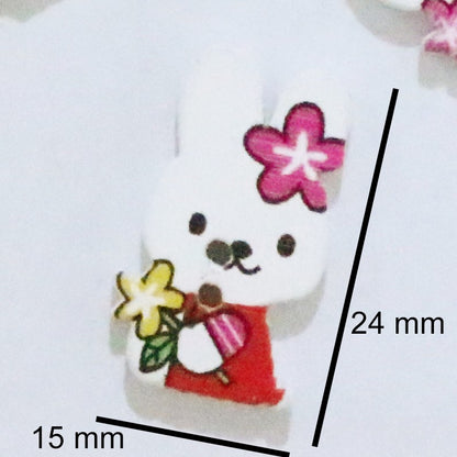 Colorful Series Wooden Buttons - PCS