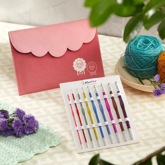 KnitPro - Zing Single Ended Crochet SET / Alat Rajut Hakpen