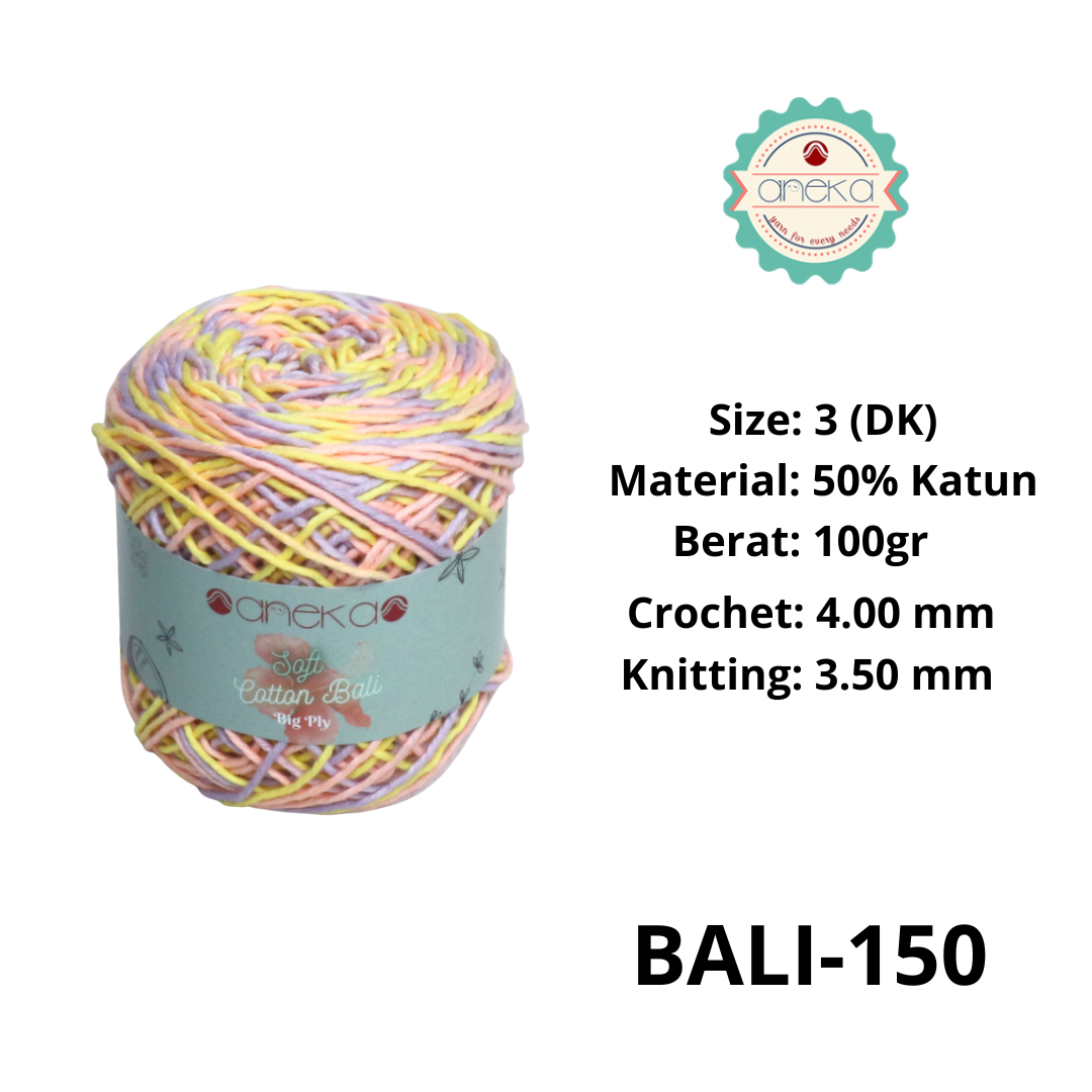 CATALOG - Sembur Mixed Balinese Cotton Knitting Yarn / Soft Cotton Big Ply Mambo
