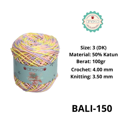 CATALOG - Sembur Mixed Balinese Cotton Knitting Yarn / Soft Cotton Big Ply Mambo