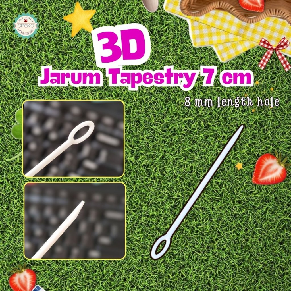 ANEKA - [5 PCS] 3D Print Jarum Tapestry 7 CM / Wool Needle