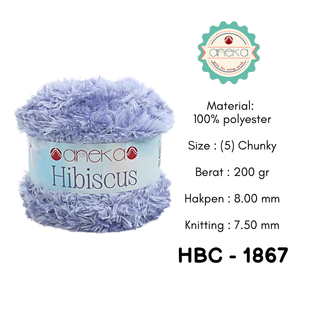 KATALOG - Benang Rajut Hibiscus / Eyelash Coral Mink Feather Crochet Knitting Yarn