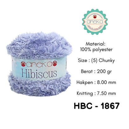 KATALOG - Benang Rajut Hibiscus / Eyelash Coral Mink Feather Crochet Knitting Yarn