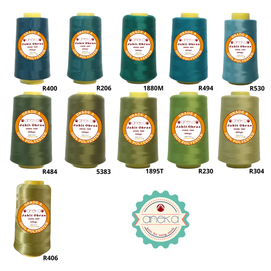 KATALOG - Benang Jahit Obras 5000 Yard Polyester / Grade A 130 Gram - Part 3