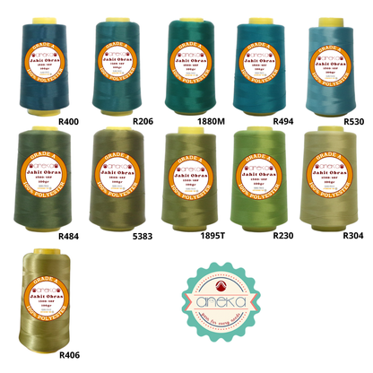 KATALOG - Benang Jahit Obras 5000 Yard Polyester / Grade A 130 Gram - Part 3