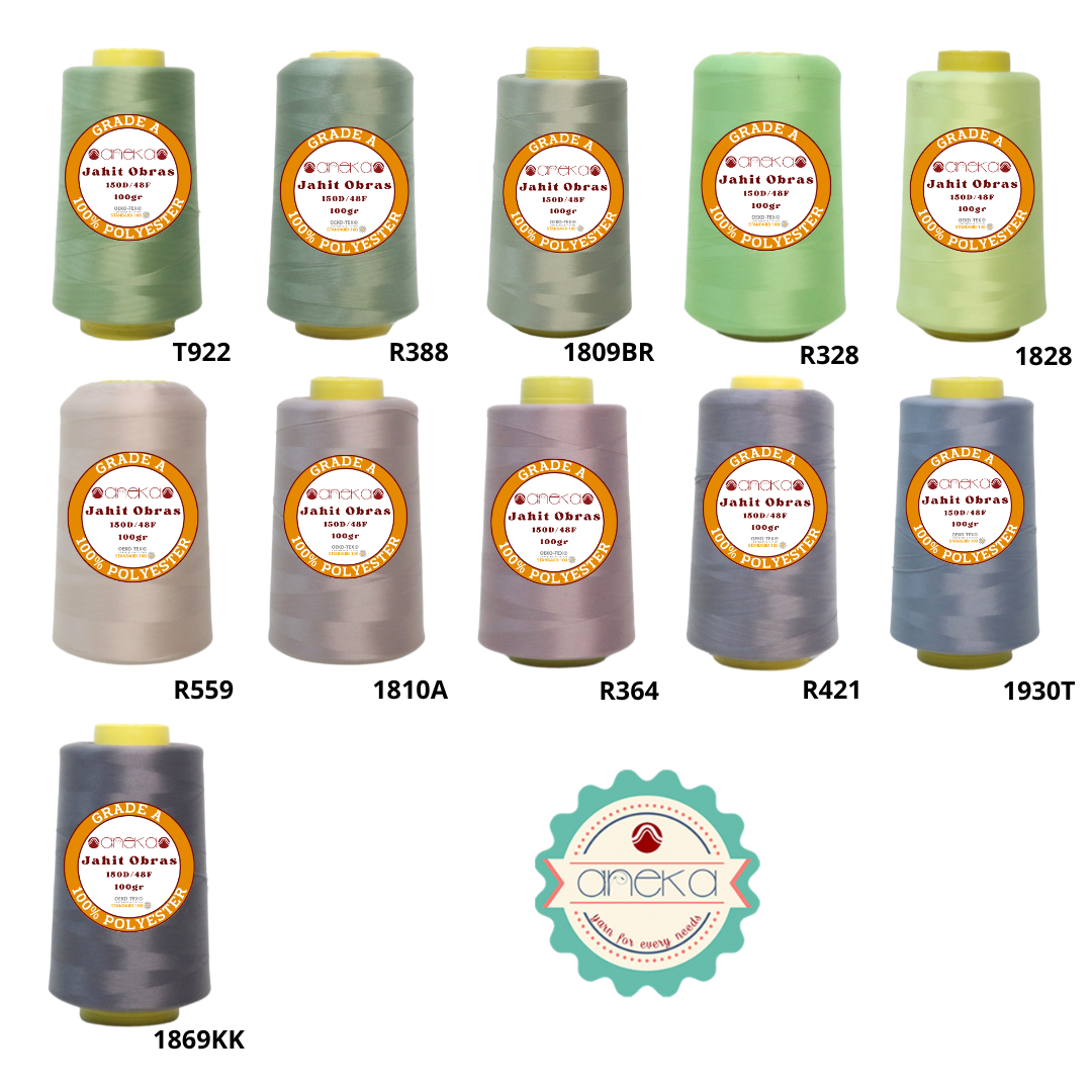 KATALOG - Benang Jahit Obras 5000 Yard Polyester / Grade A 130 Gram - Part 3