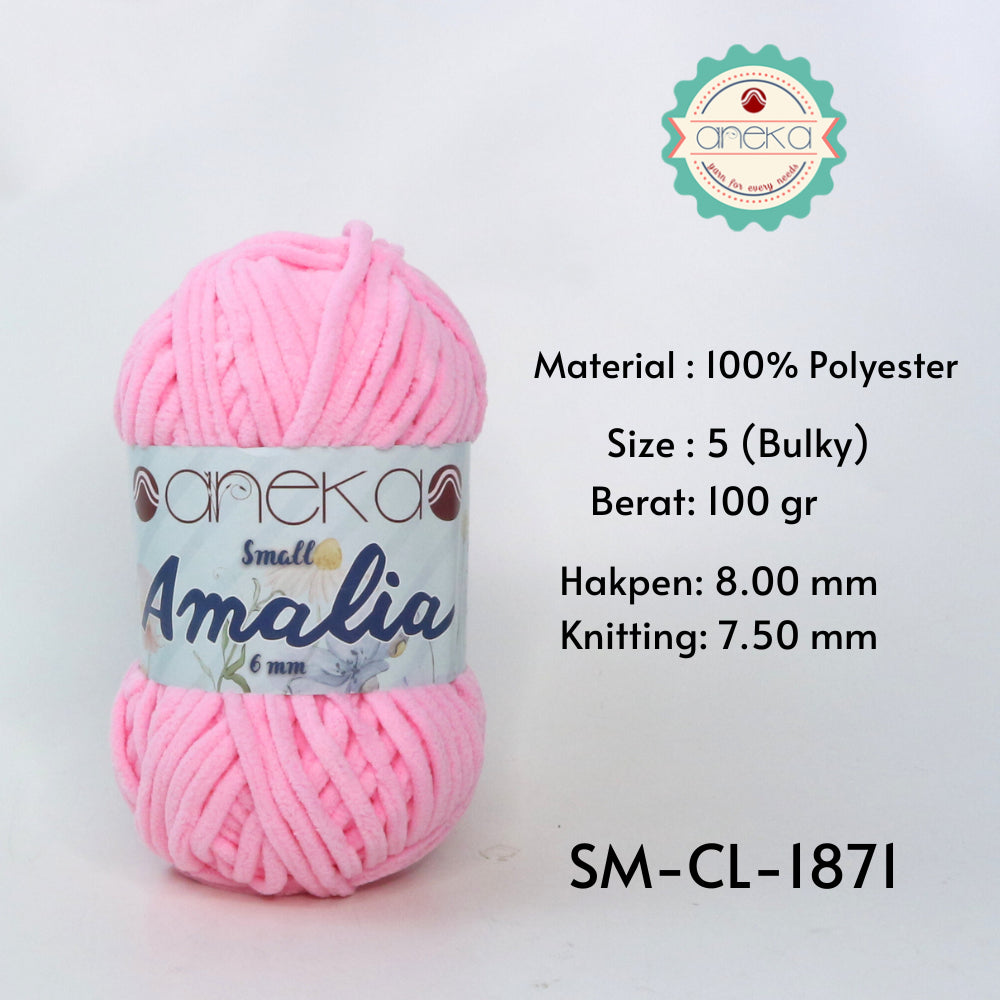 KATALOG - Benang Rajut Small Amalia / Chenille Crochet Knitting Yarn