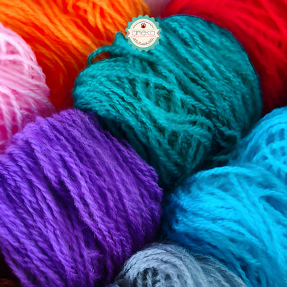 ANEKA - [PAKET] - Benang Rajut Wool / Wol Pack / Siet Yarn MIx Colors / Campur Warna