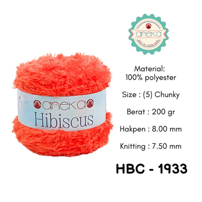 KATALOG - Benang Rajut Hibiscus / Eyelash Coral Mink Feather Crochet Knitting Yarn