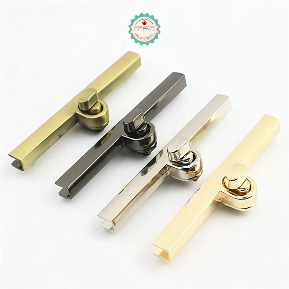 KATALOG - Kunci Behel Putar Tas Aksesories / Vintage Bag Metal Clasp Turn Locks Twist Button For DIY Handbag Premium