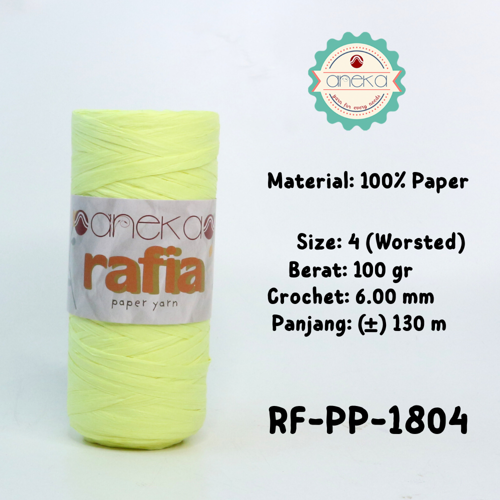KATALOG - Benang Rajut Rafia / Raffia Paper Yarn