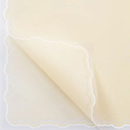 AnekaBenang - [ PACK ] Cloud Line Cellophane Paper / Flower Bouquet [ Cloud Line ] Flower Wrapping Paper Celophane