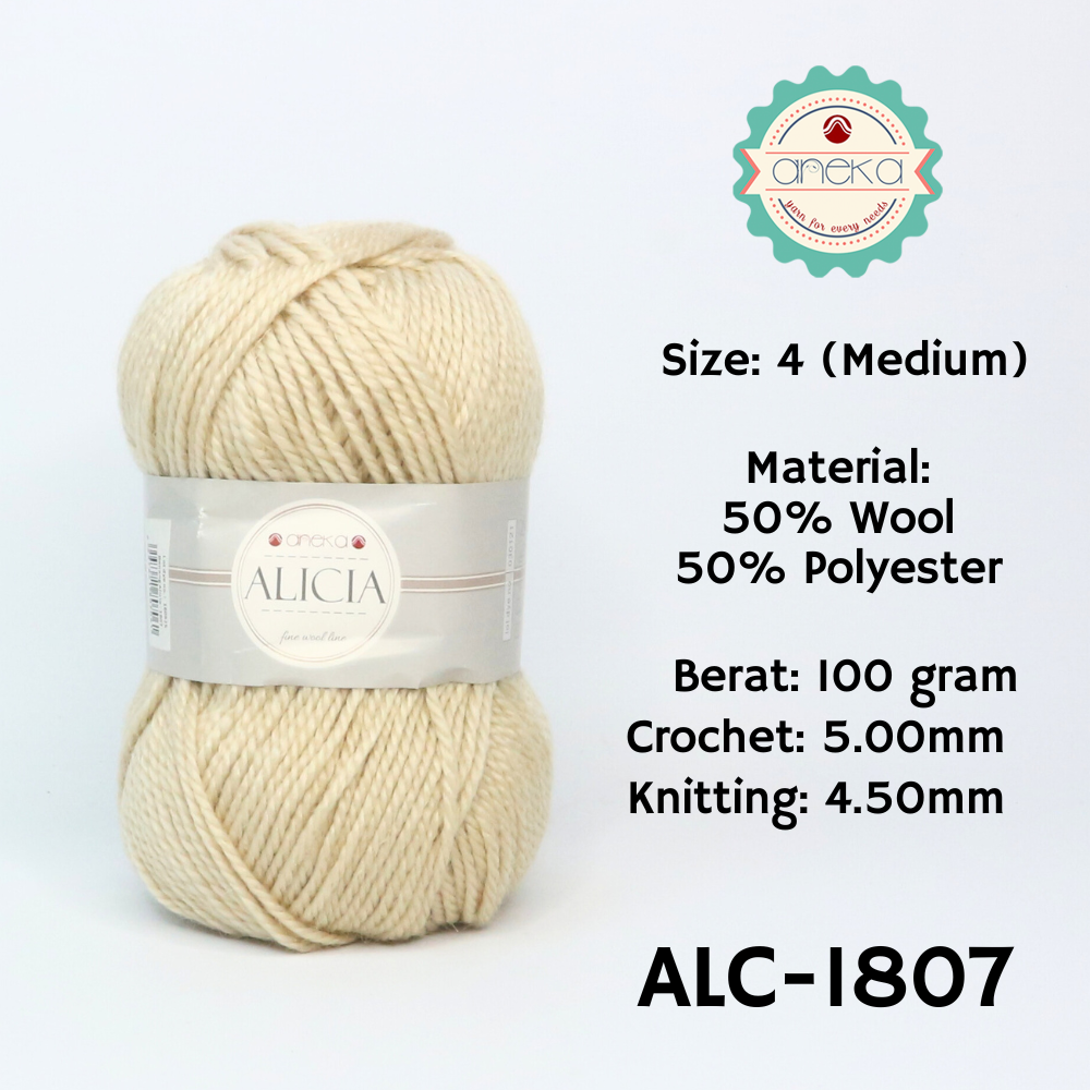 KATALOG - Benang Rajut Wool Alicia / Crochet Knitting Yarn - Part 1