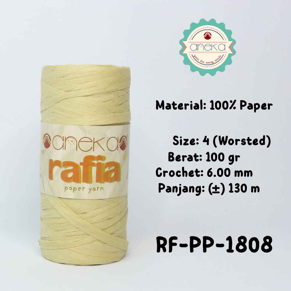 KATALOG - Benang Rajut Rafia / Raffia Paper Yarn