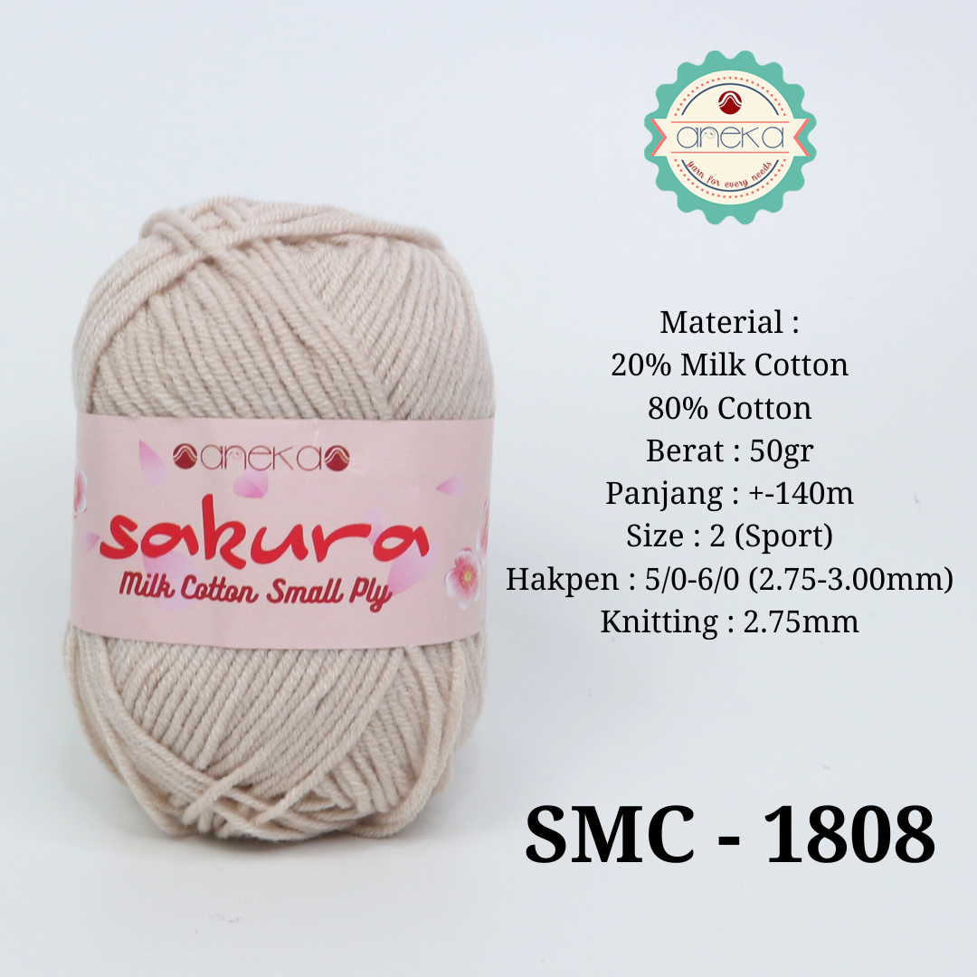 CATALOG - 4 ply Milk Cotton Knitting Yarn / Sakura SMALL PLY Milk Cotton Yarn - 2