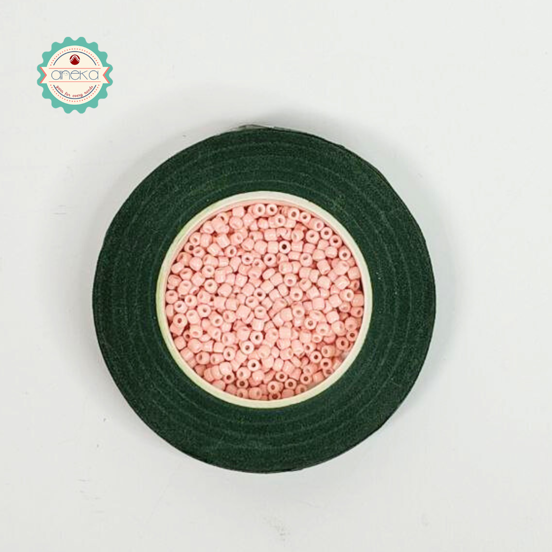 8/o Hiroshima Sand Mote / Mute Beads / Doff Glossy Jewelry Mote - 15 grams