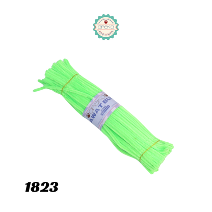 KATALOG - [Isi 100 PCS] Kawat Bulu Mini Mercy PREMIUM / Tangkai Chenille Pastel / Pipe Cleaner DIY Bouquet